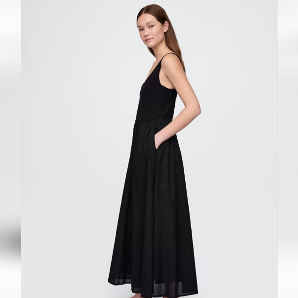 GAP Crochet Mixed Media Maxi Dress
